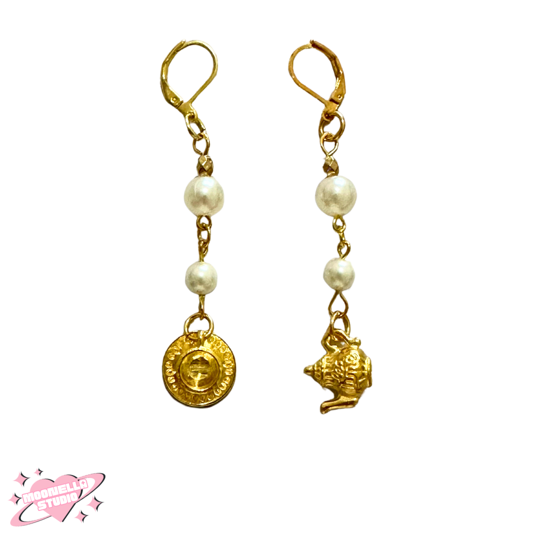 Alice's Tea Party earrings