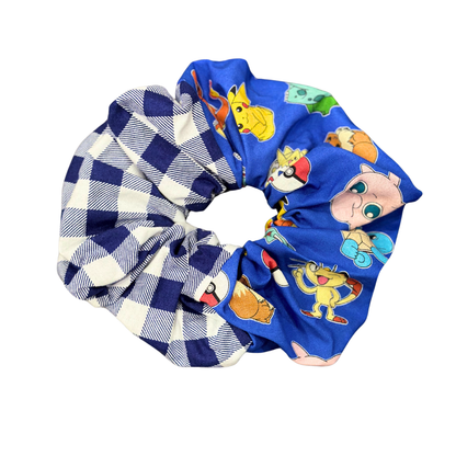 Gingham super scrunchies