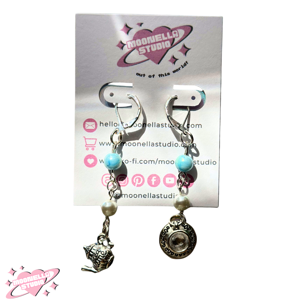 Alice's Tea Party earrings